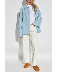 Ami Paris - Leather Jacket - Lyst