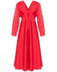 Cult Gaia - 'vittoria' Dress With Long Sleeves, - Lyst