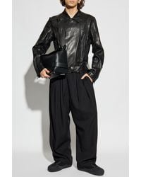 Balmain - Lambskin Leather Jacket - Lyst