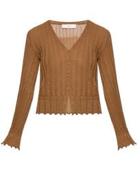 Akep - Cardigan With Lurex Thread - Lyst