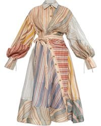 Zimmermann - Striped Pattern Dress - Lyst