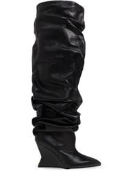 Balmain - Wedge Heel Boots - Lyst