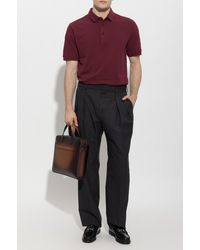 Etro - Polo With Embroidered Logo - Lyst