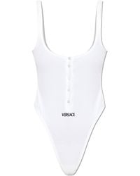 Versace - Bodysuit With Straps - Lyst