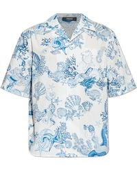 Versace - Shirt With Print 'Coral Theatre Allover' - Lyst
