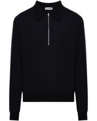 Jil Sander - Long Sleeve Polo - Lyst