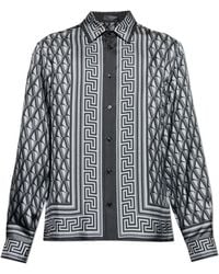 Versace - Silk Shirt - Lyst