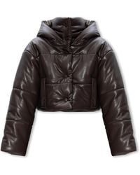 Nanushka - 'aveline' Puffer Jacket From Vegan Leather, - Lyst