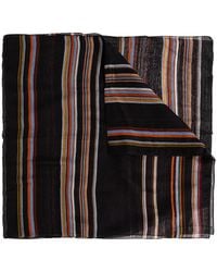 Paul Smith - Scarf With Stripe Pattern - Lyst