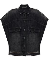 AllSaints - Denim Shirt "Alba" - Lyst
