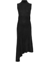 Off-White c/o Virgil Abloh - Asymmetrical Dress With Turtleneck - Lyst