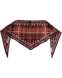 Acne Studios - Silk Scarf With A Pattern - Lyst