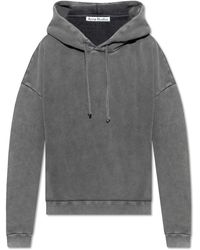 Acne Studios - Faded Fester Brand-Appliqué Oversized-Fit Cotton-Jersey Hoody - Lyst