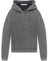 Acne Studios - Hoodie With Logo Patch - Lyst