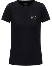 EA7 - T-Shirt With Printed Logo - Lyst