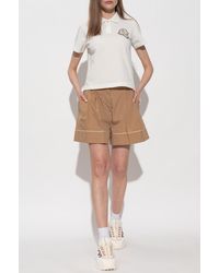Moncler - Polo With Logo Patch - Lyst