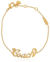 COACH - Brass Bracelet - Lyst