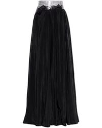 Maison Margiela - Long Skirt With A Transparent Waistband - Lyst