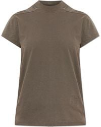Rick Owens - T-Shirt With A Round Neckline - Lyst