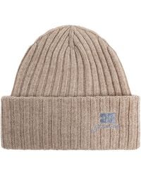 Ganni - Cap With Embroidered Logo - Lyst