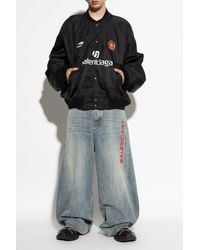 Balenciaga - Jacket With Logo - Lyst
