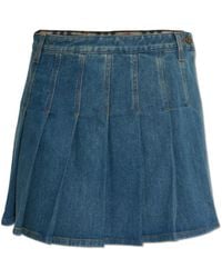 Burberry - Denim Skirt 'Dahlia' - Lyst