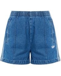 adidas Originals - Denim Shorts - Lyst