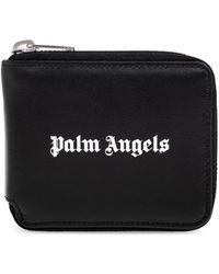 Palm Angels - Leather Wallet With Logo - Lyst