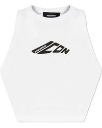 DSquared² - Short Sleeveless Top - Lyst