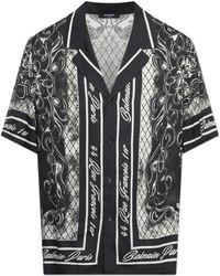 Balmain - Silk Short-Sleeve Shirt - Lyst