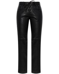 Isabel Marant - 'Vanel' Leather Trousers - Lyst
