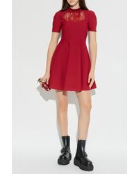 McQueen - Dress With A Stand-Up Collar - Lyst