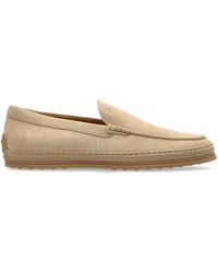 Tod's - Suede Shoes Type Loafers - Lyst