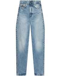 Versace - Jeans With Slightly Tapered Legs - Lyst