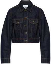 Ganni - Denim Jacket - Lyst