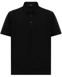 Brioni - Polo Shirt With Embroidered Logo - Lyst