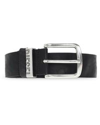 DIESEL - B-Visible Leather Belt - Lyst