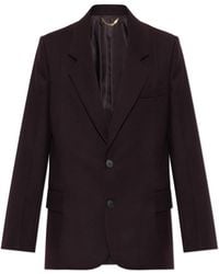 Victoria Beckham - Wool Blazer With Double Vent - Lyst