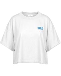 American Vintage - T-Shirt With Printed Logo - Lyst