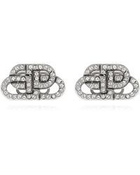Balenciaga - Earrings With Logo - Lyst