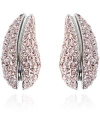 Tory Burch - Earrings With Shimmering Crystals - Lyst