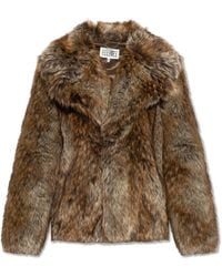 MM6 by Maison Margiela - Faux Fur - Lyst