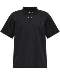 Oakley - T-Shirt With A Collar - Lyst