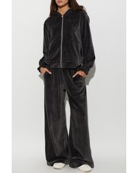 EA7 - Velvet Hoodie - Lyst