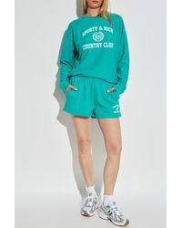 Sporty & Rich - Logo Shorts - Lyst