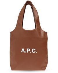A.P.C. - Handbag With Logo - Lyst