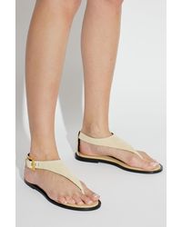 Balmain - "Anthem" Suede Sandals - Lyst