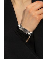 Balenciaga - Bracelet With Logo - Lyst