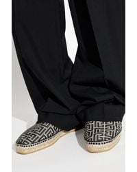 Balmain - Espadrilles With Monogram - Lyst
