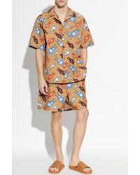 MCM - Printed Shorts - Lyst